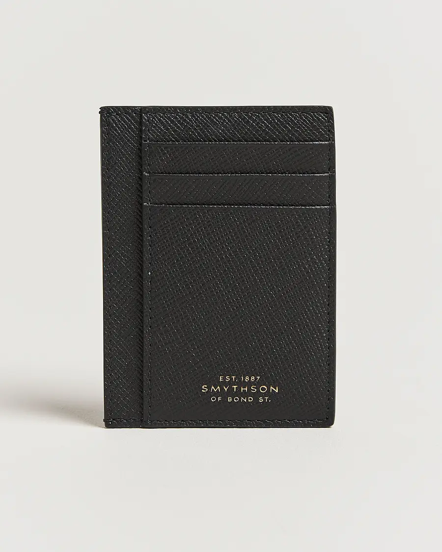 Smythson Panama 773 Cardholder Black