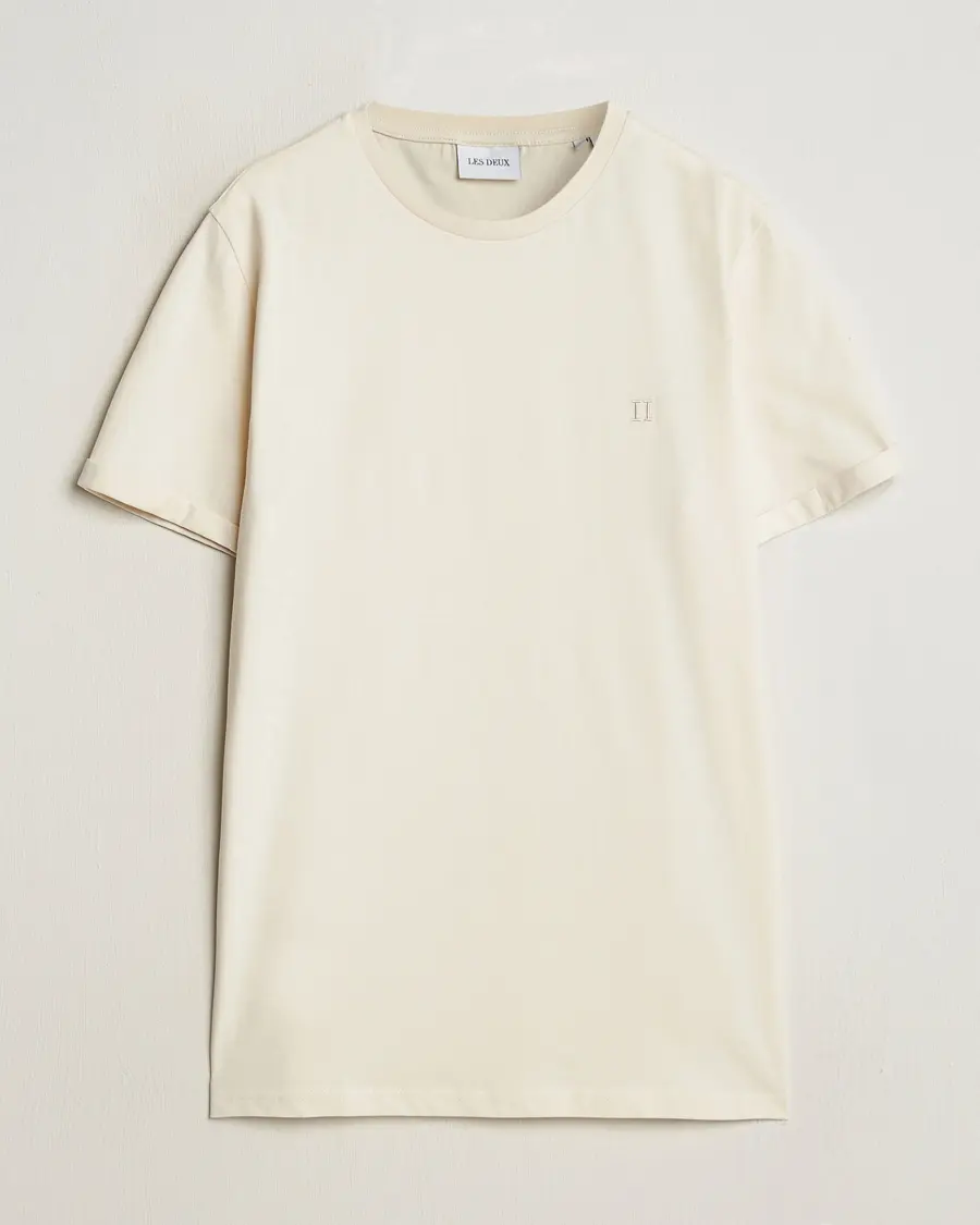Les Deux Nørregaard Tonal T-Shirt Ivory