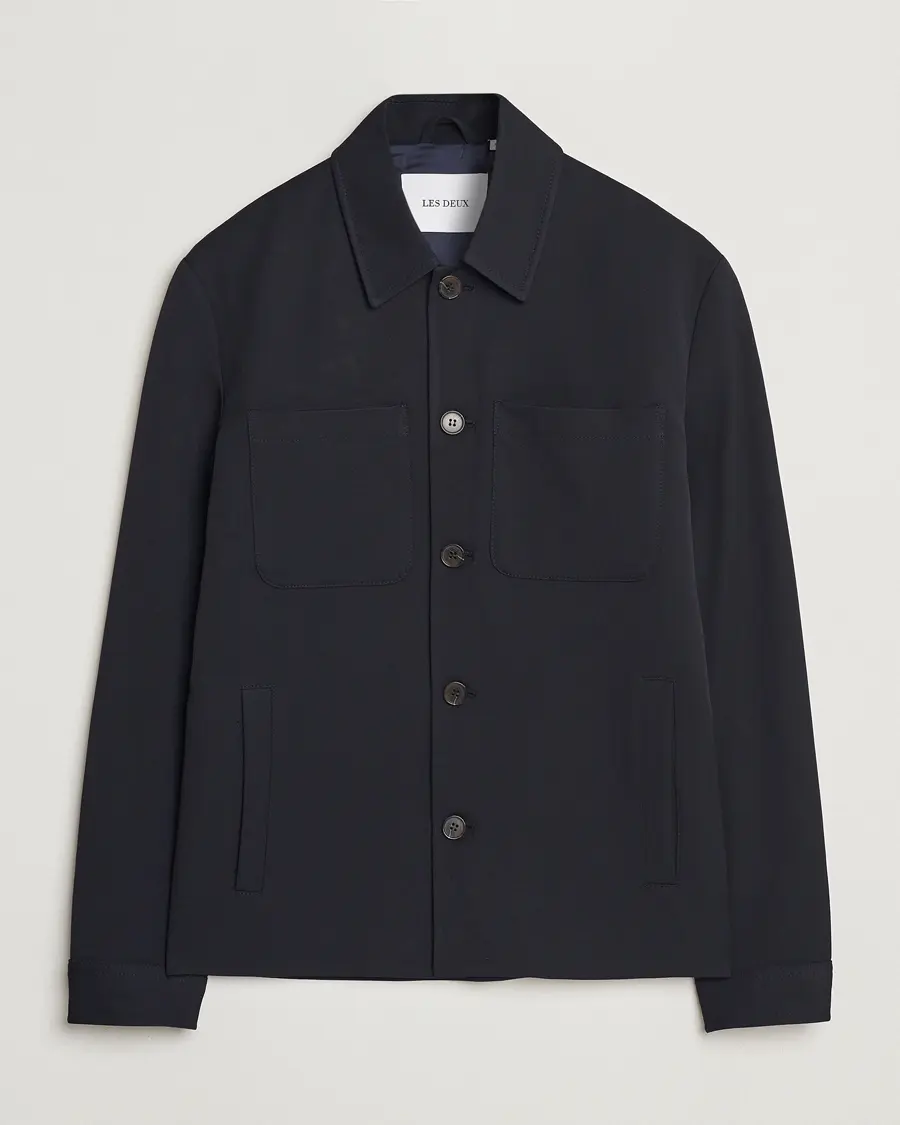Les Deux Marsielle Hybrid Jacket Dark Navy