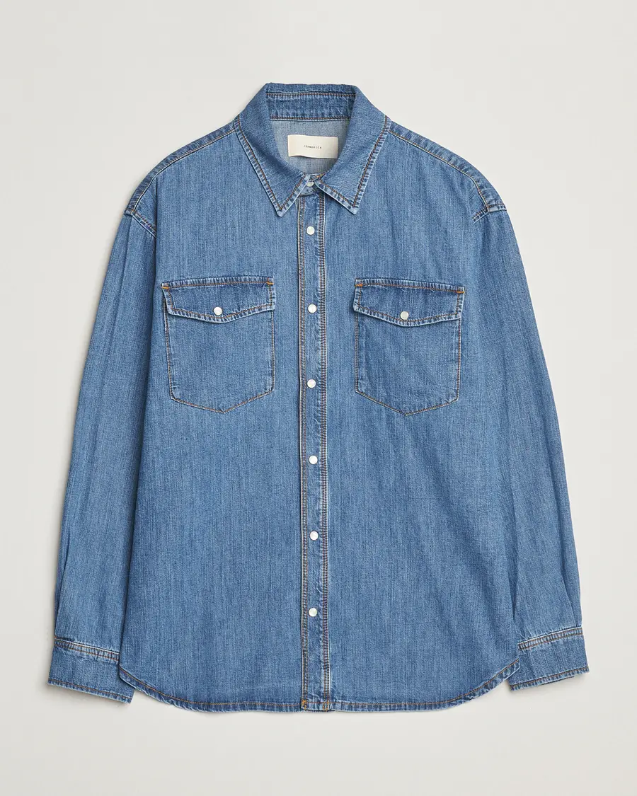 Jeanerica Arno Denim Shirt Light Blue Vintage