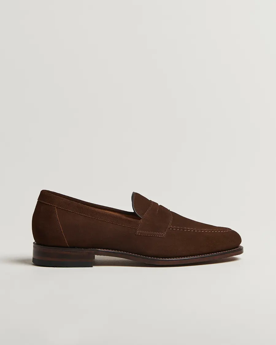 Loake Shoemakers Imperial Suede Loafers Brown
