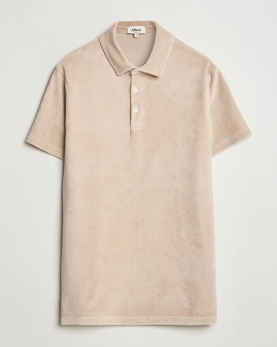 Altea Terry Cotton Polo Beige