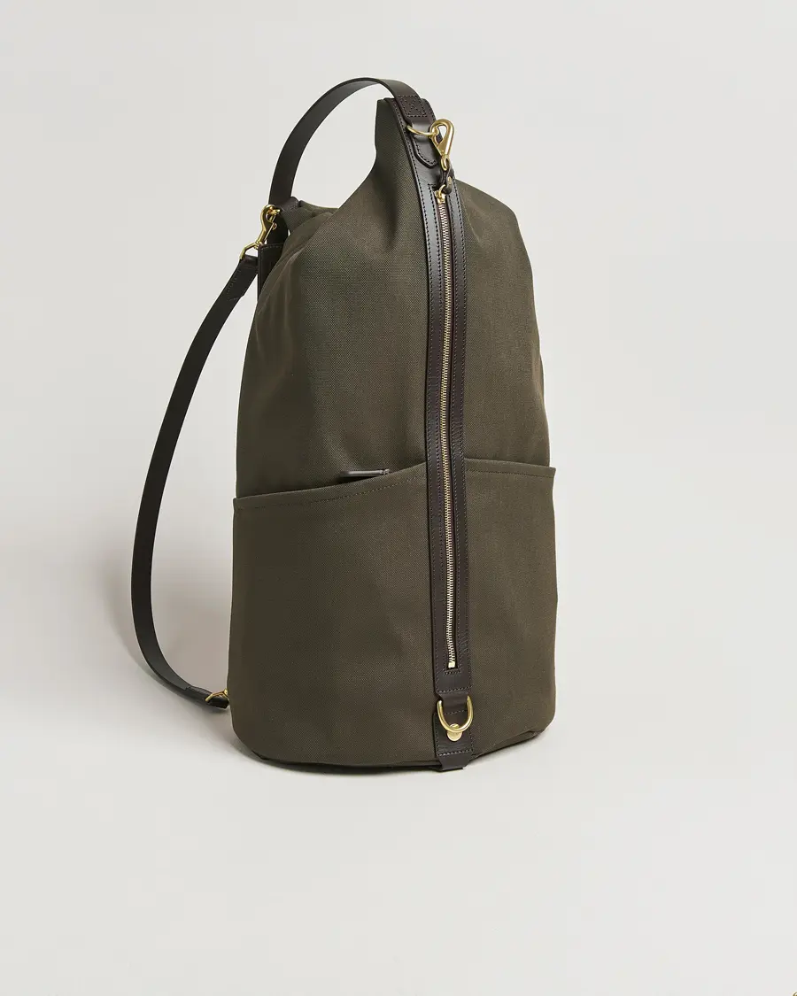 Mismo M/S Carpet Bag Army/Dark Brown