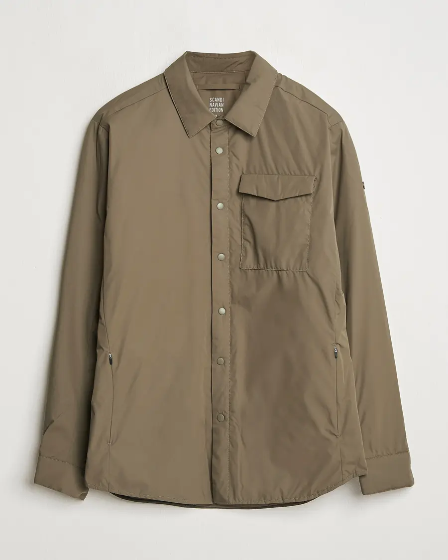 Scandinavian Edition Trip Water-Resistant Shirt Jacket Major Brown