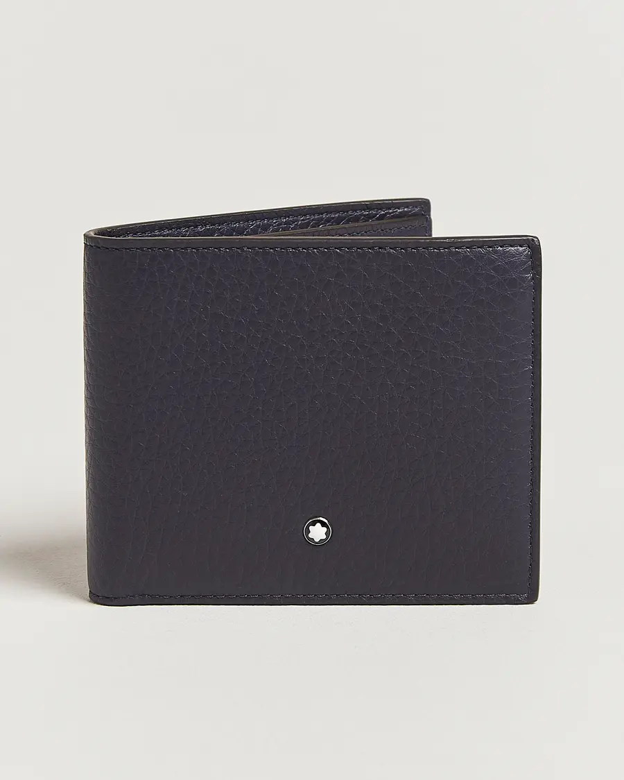 Montblanc Soft Grain Wallet 8cc Night Blue