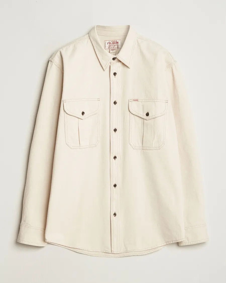 Filson Denim Guide Shirt Natural Seed