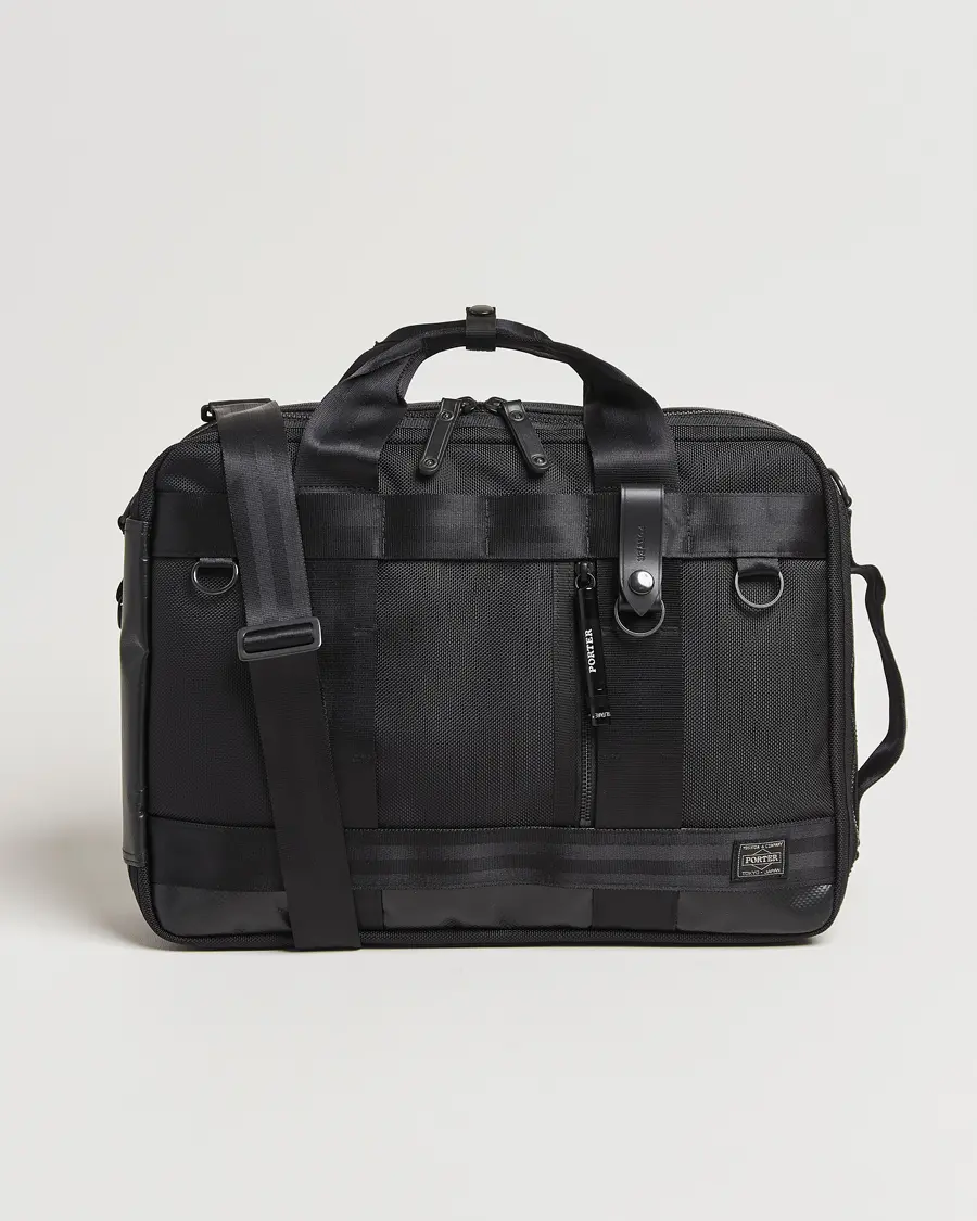 Porter-Yoshida & Co. Heat 3Way Briefcase Black