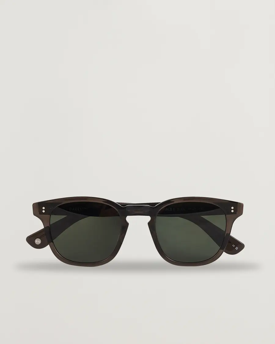 Garrett Leight Ace II 49 Sunglasses Black Glass