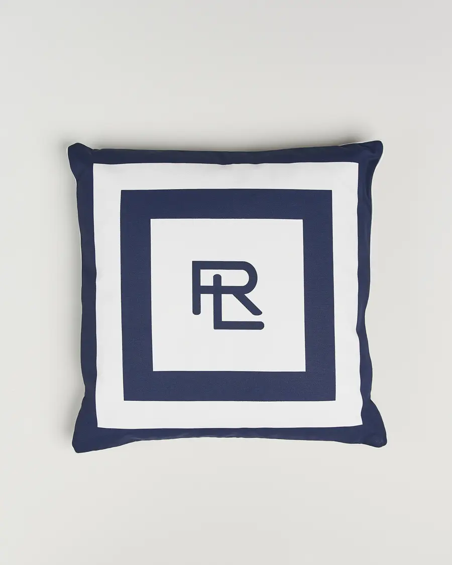 Ralph Lauren Home Holton Throw Pillow Navy/White
