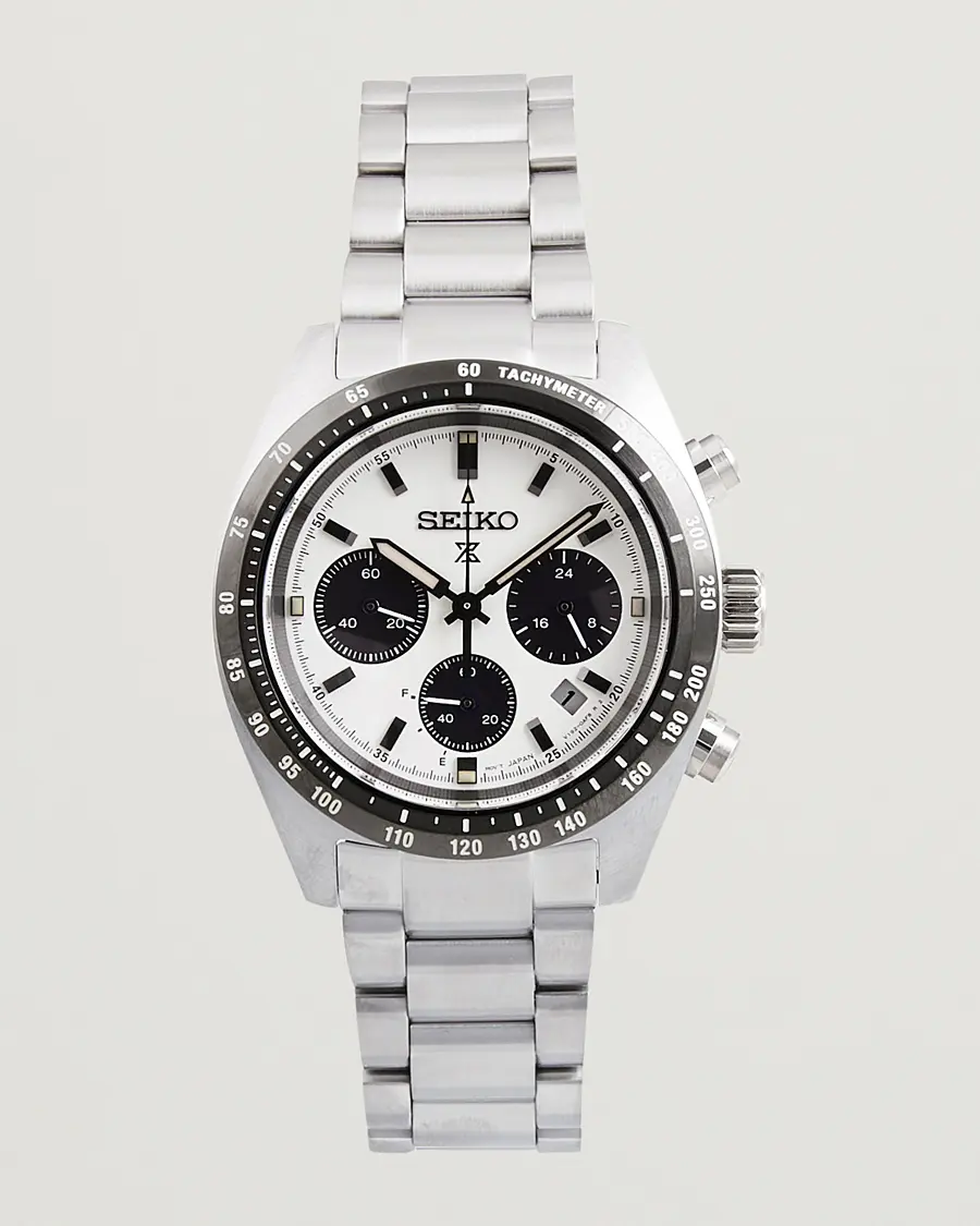 Seiko Prospex Chronograph Steel 39mm White Dial