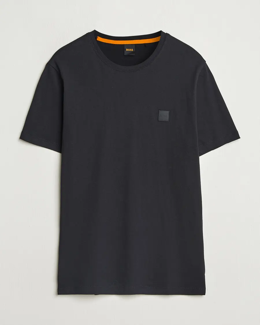 BOSS ORANGE Tales Logo Crew Neck T-Shirt Black
