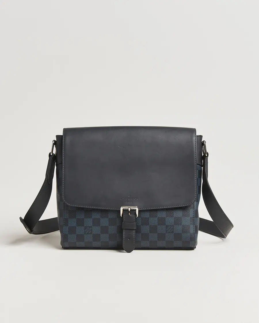 Louis Vuitton Pre-Owned Newport Messenger PM Damier Cobalt