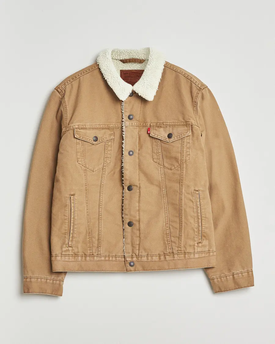 Levi's Type 3 Sherpa Trucker Ermine Brown