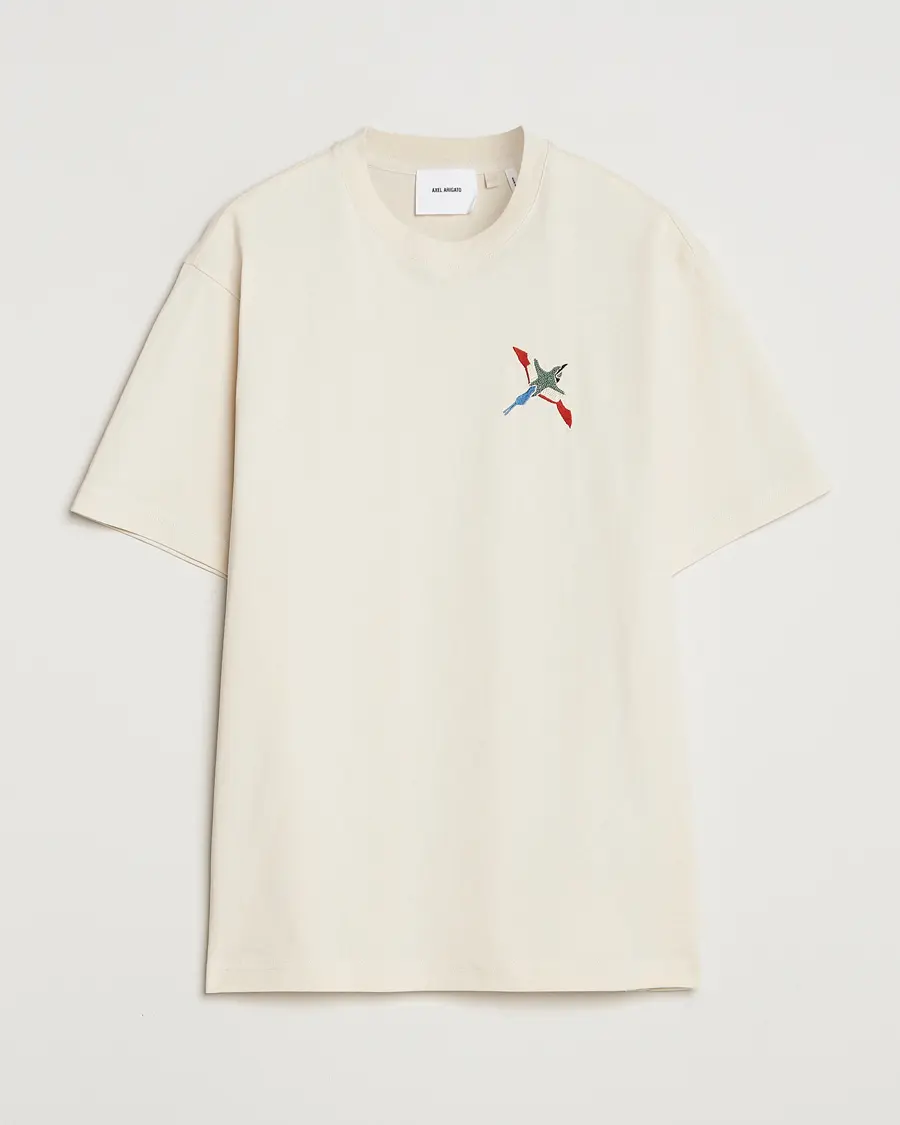 Axel Arigato Micro Bee Bird T-Shirt Pale Beige