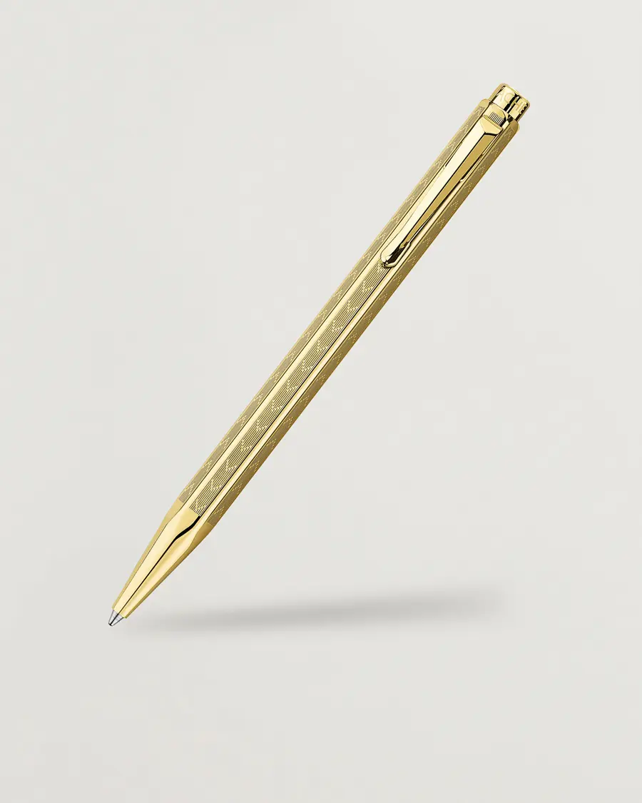 Caran d' Ache Ecridor Chevron Ballpoint Pen Gilded