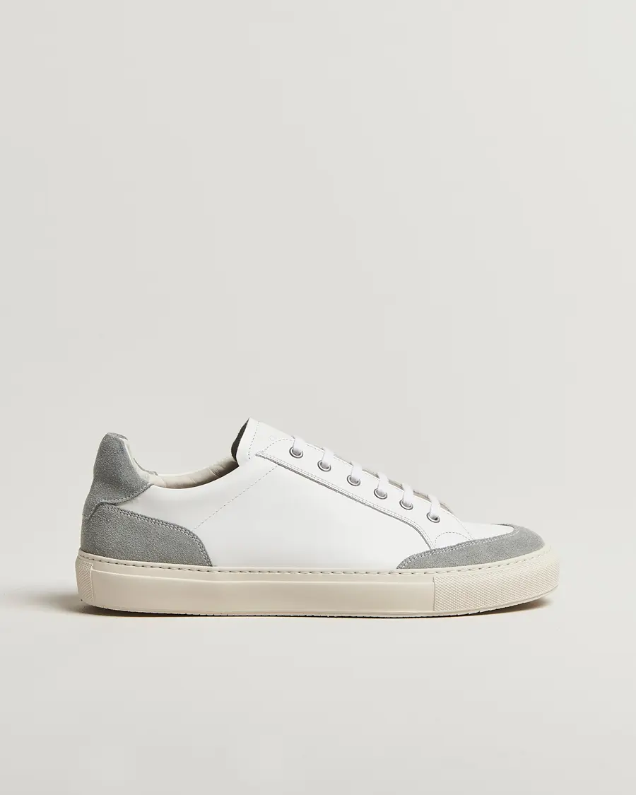 Sweyd Center Leather/Suede Sneakers White