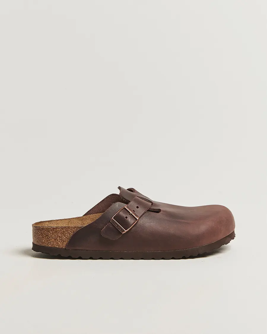 BIRKENSTOCK Woman Boston Classic Footbed Habana Oiled Leather