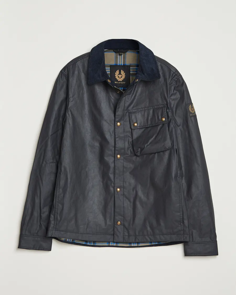 Belstaff Ground Wax Jacket Dark Navy