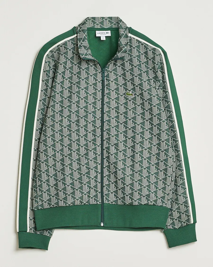 Lacoste Monogram Track Jacket Green/Sinople