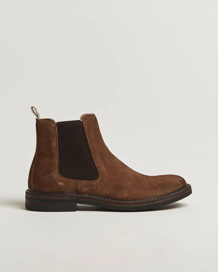 Astorflex Bitflex Dainite Chelsea Boot Dark Khaki Suede