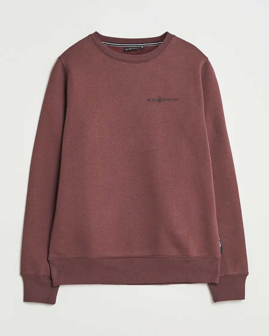 Sail Racing Bowman Crew Neck Sweatshirt Dark Brown