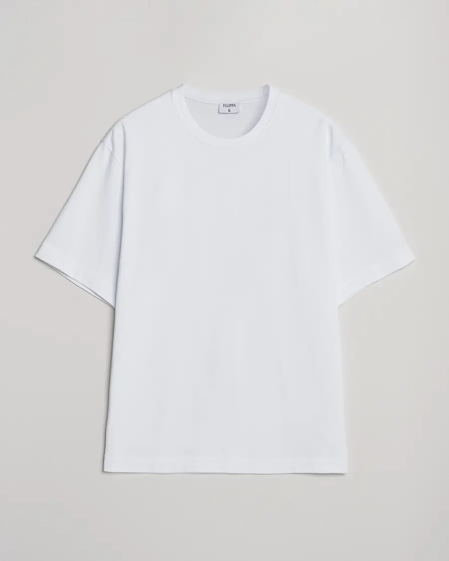 Filippa K Heavy Cotton Crew Neck T-Shirt White
