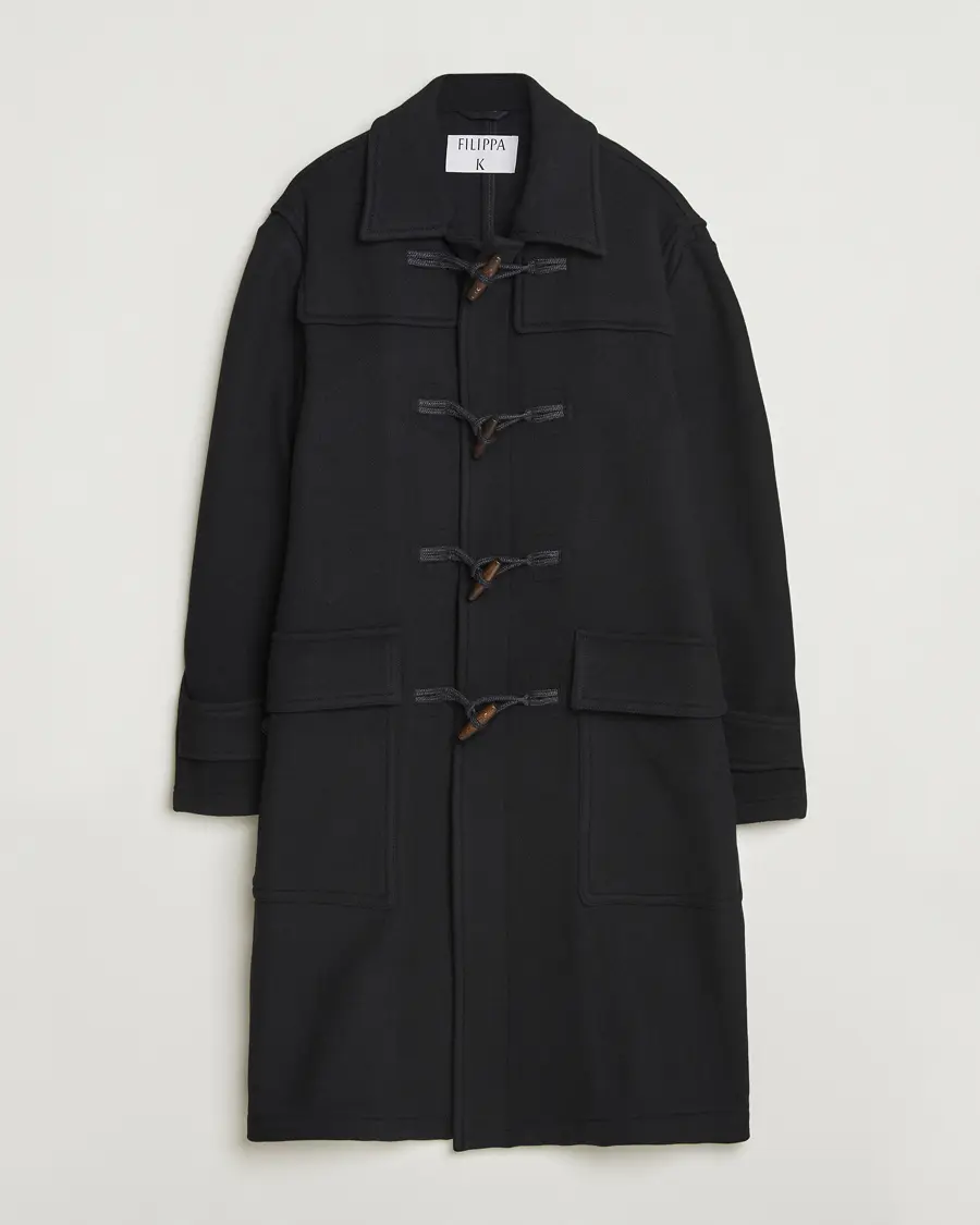 Filippa K Monty Wool Duffle Coat Black