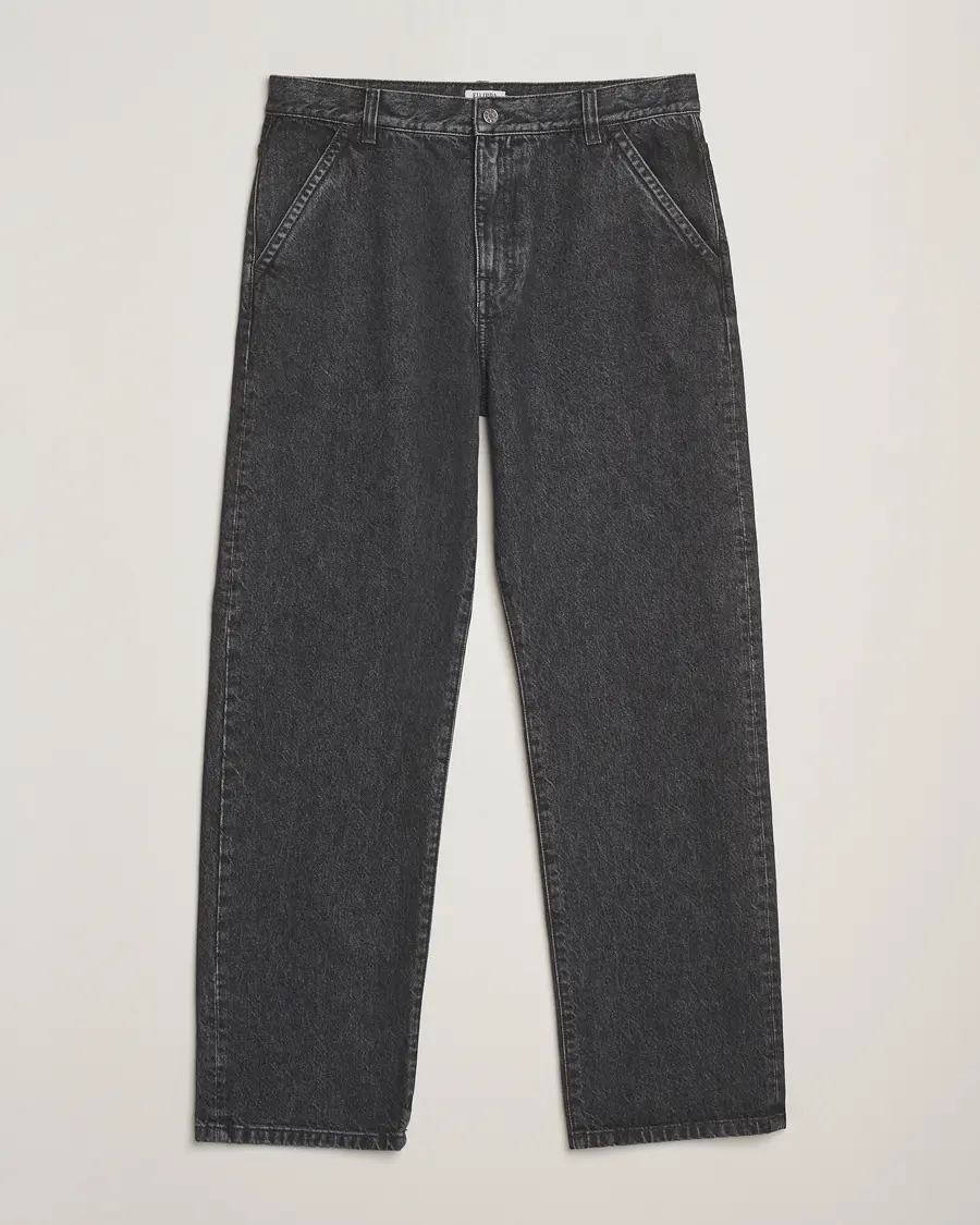 Filippa K Loose Fit Workwear Jeans Washed Black