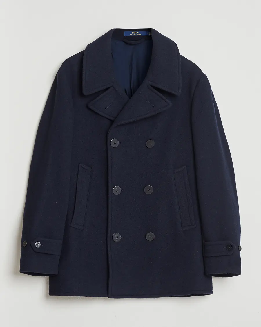 Polo Ralph Lauren Lightweight Melton Peacoat Navy