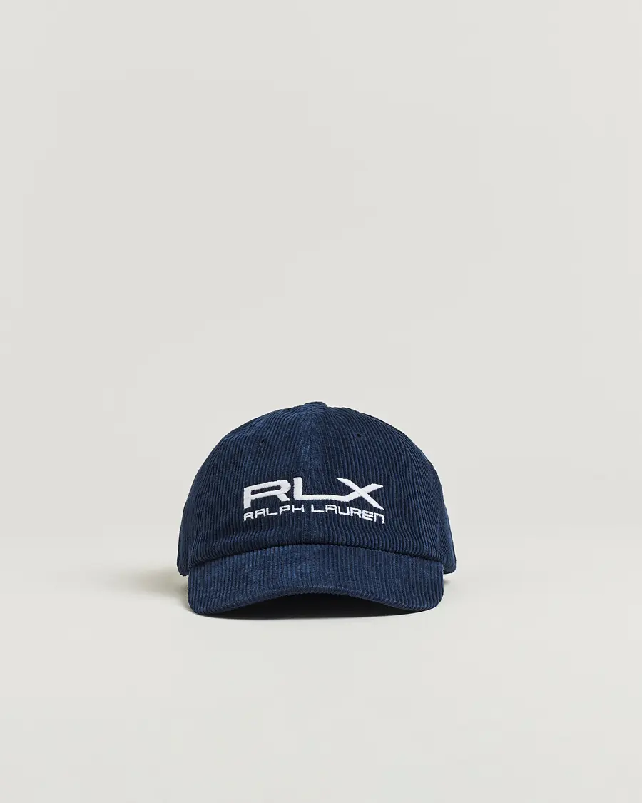 RLX Ralph Lauren Corduroy Cap Refined Navy