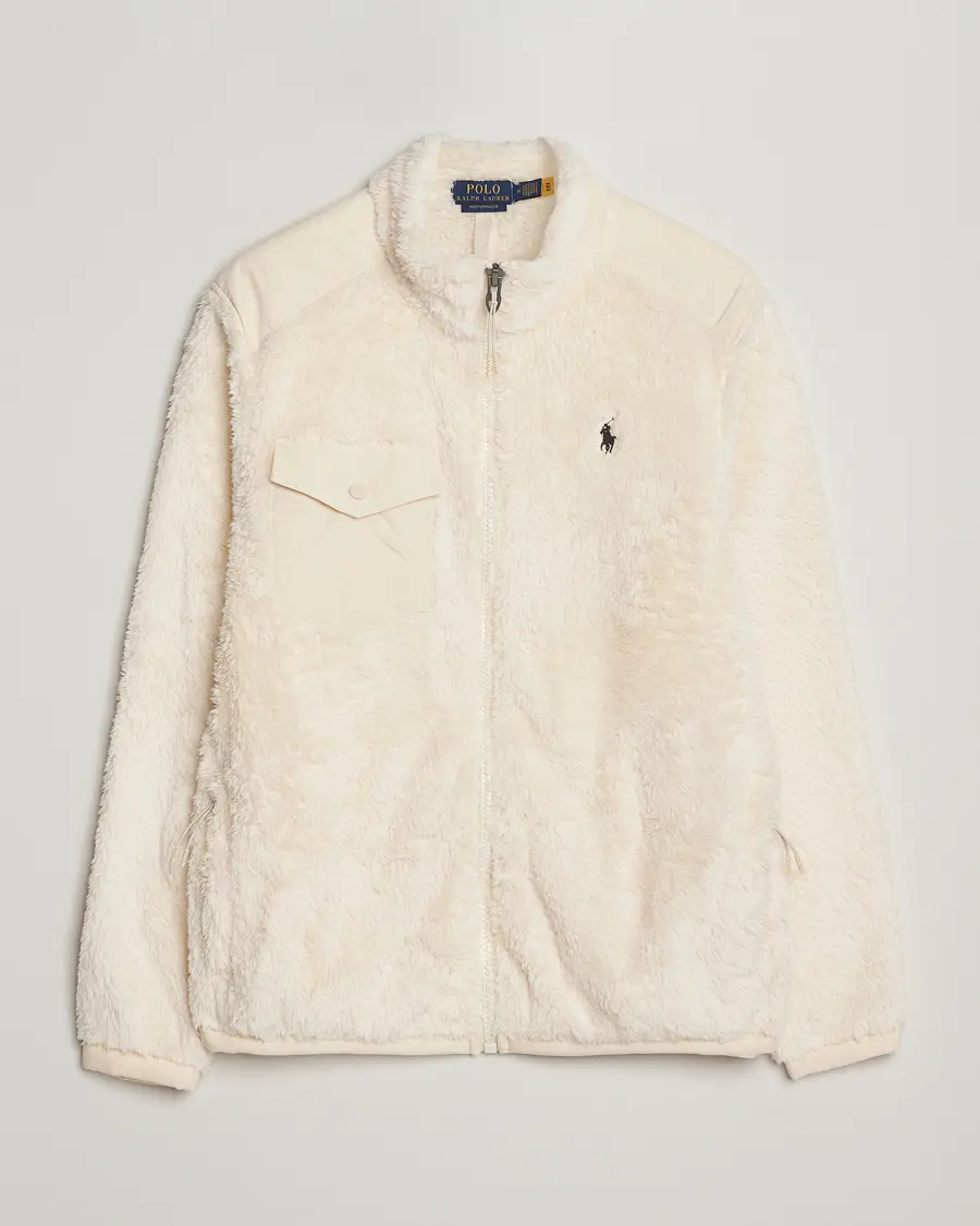 Polo Ralph Lauren Curly Hi-Pile Full Zip Andover Cream