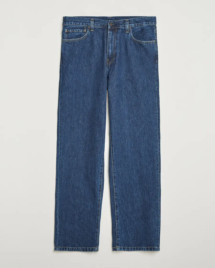 Carhartt WIP Aaron Pant Smith Denim Stone Wash