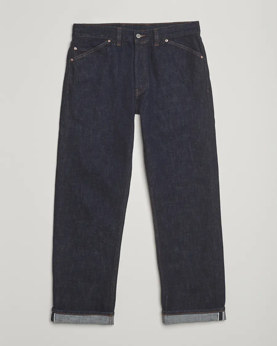 Drake's 5-Pocket Japanese Selvedge Jeans Indigo