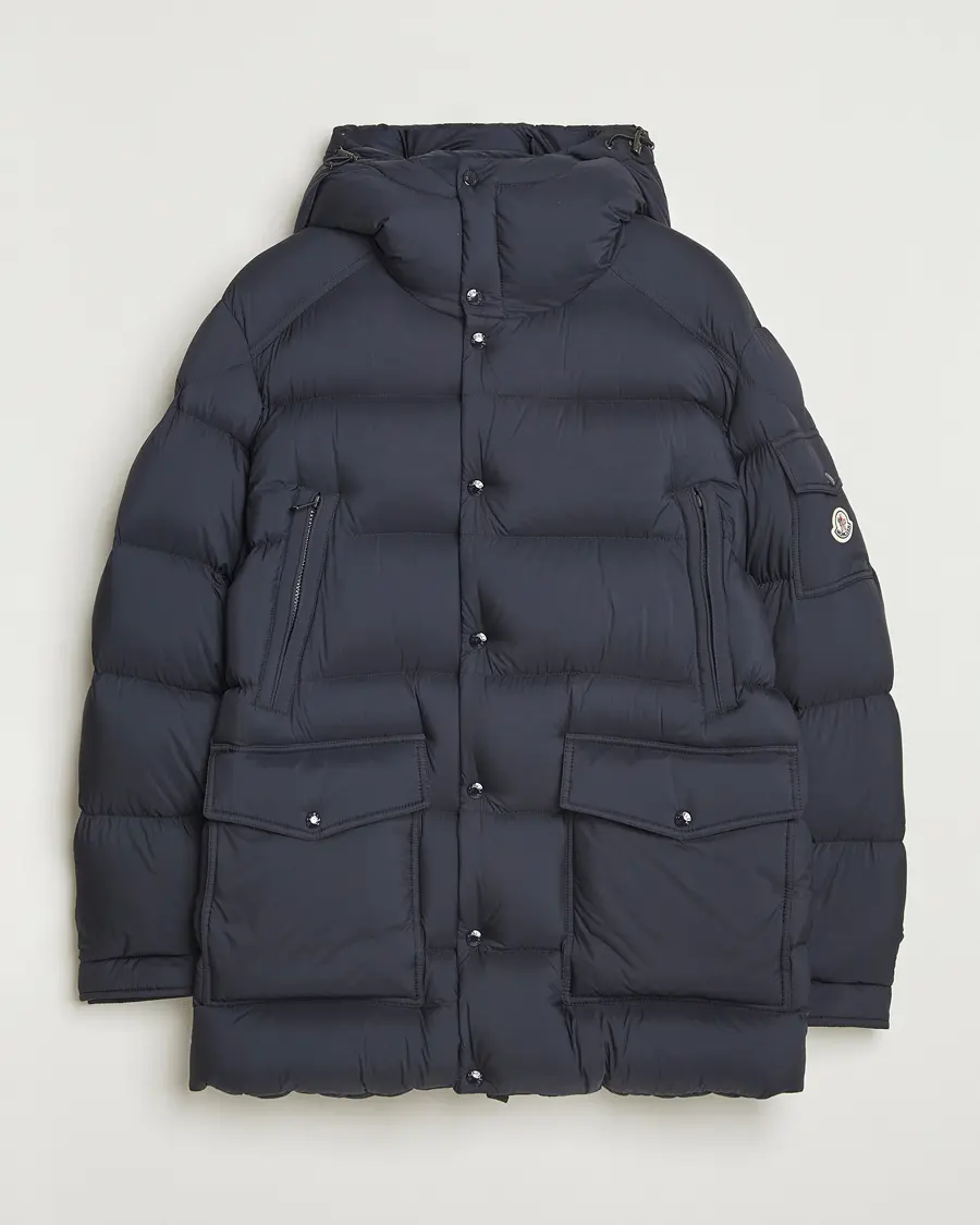 Moncler Bretagne Down Parka Navy