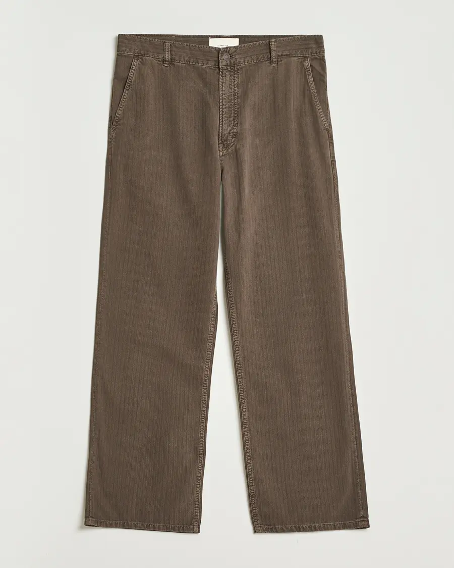 Jeanerica Genua Herringbone Twill Chino Brown