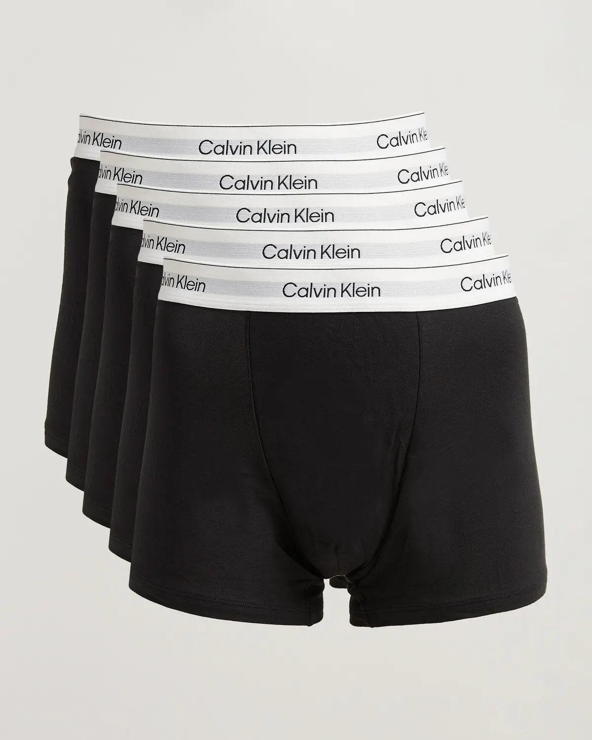 Calvin Klein 5-Pack Icon Cotton Stretch Relaxed Trunk Black