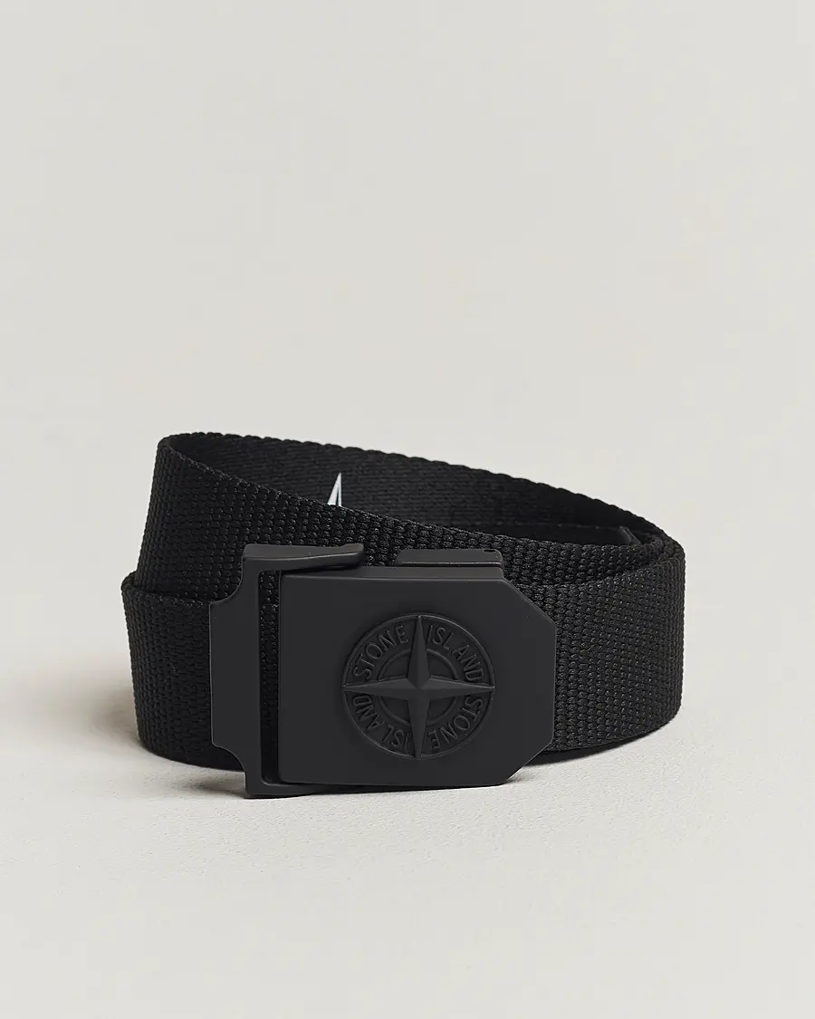 Stone Island Textile Belt Black