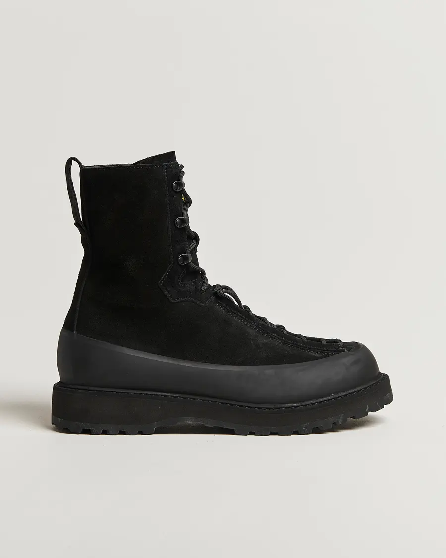 Stone Island Suede Hiking Boots Black