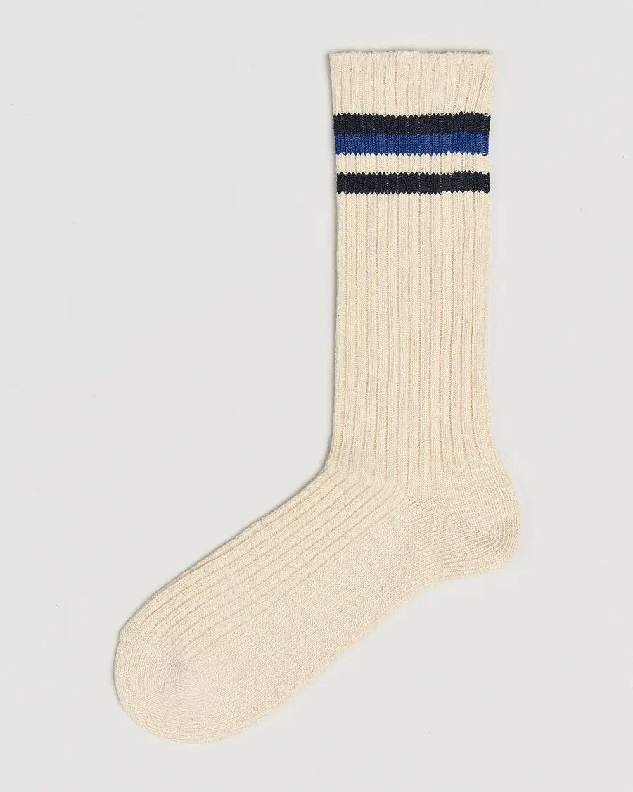 Kamakura ShirtsVintage Ivy SocksWhite/Blue