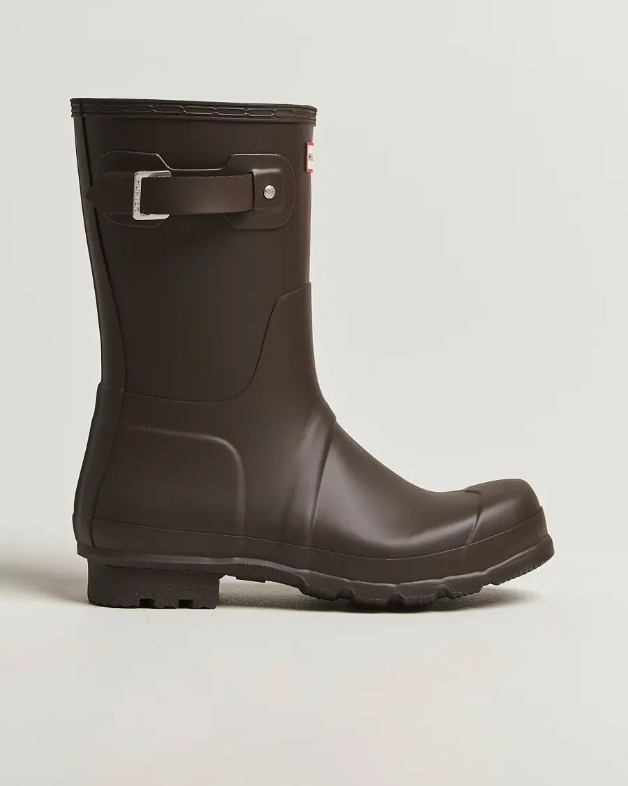 Hunter Boots Original Short Boot Dark Brown