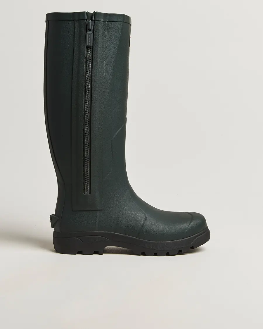Hunter Boots Balmoral Full Zip Boot Dark Olive