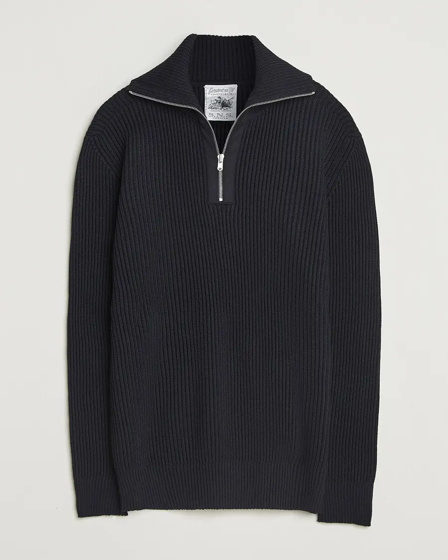 S.N.S. Herning Fender Short Zip Navy Blue
