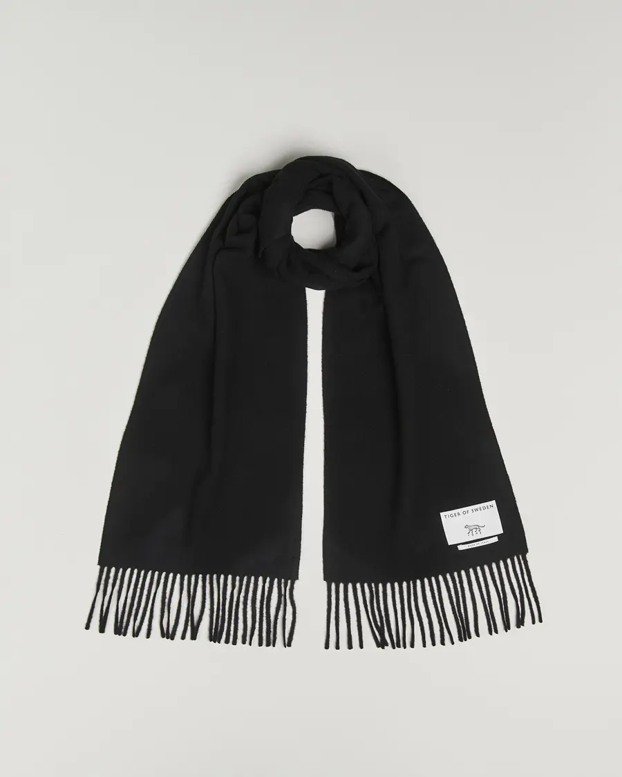 Tiger of Sweden Sylan Wool Scarf Black