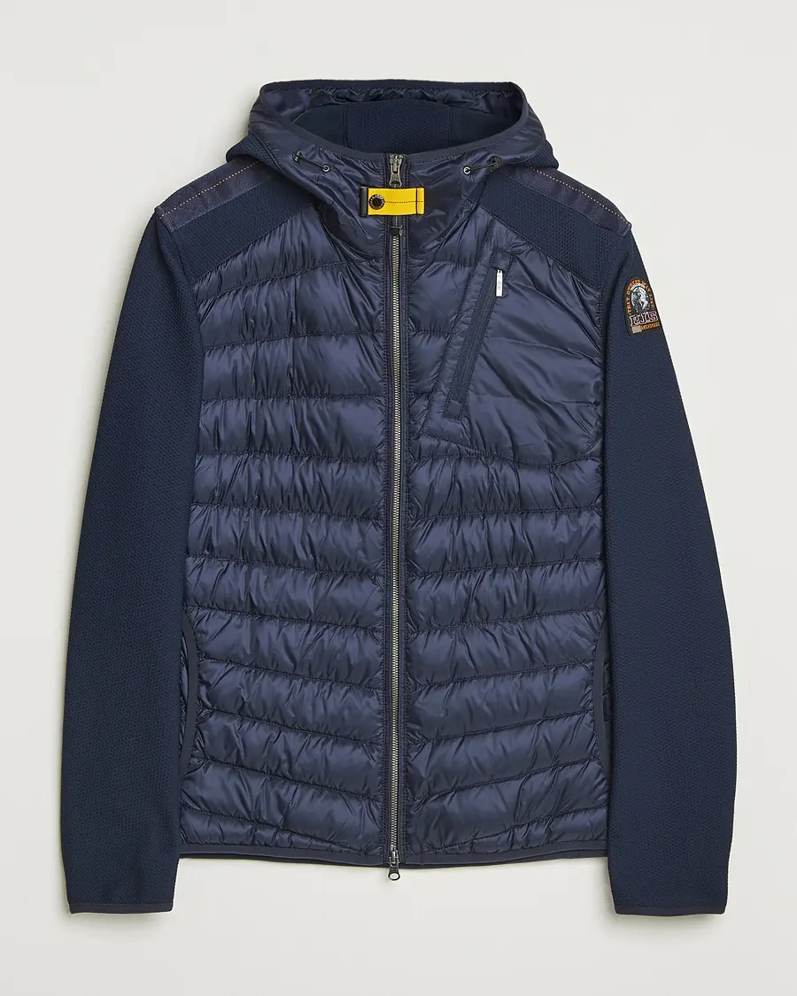Parajumpers Nolan Warm Up Hybrid Hooded Jacket Blue Navy