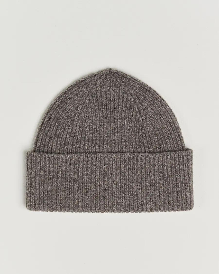 Robert MackieClyde Lambswool BeanieLight Brown
