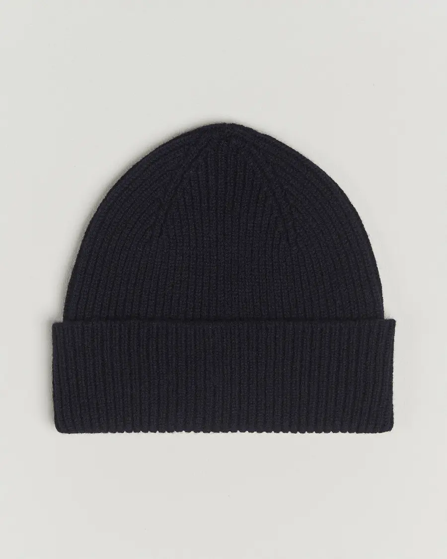 Robert MackieClyde Lambswool BeanieNavy