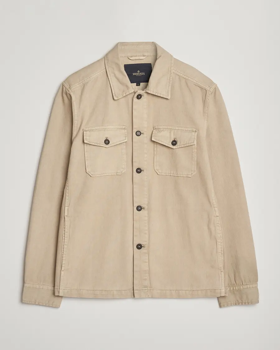Morris Alain Twill Shirt Jacket Khaki