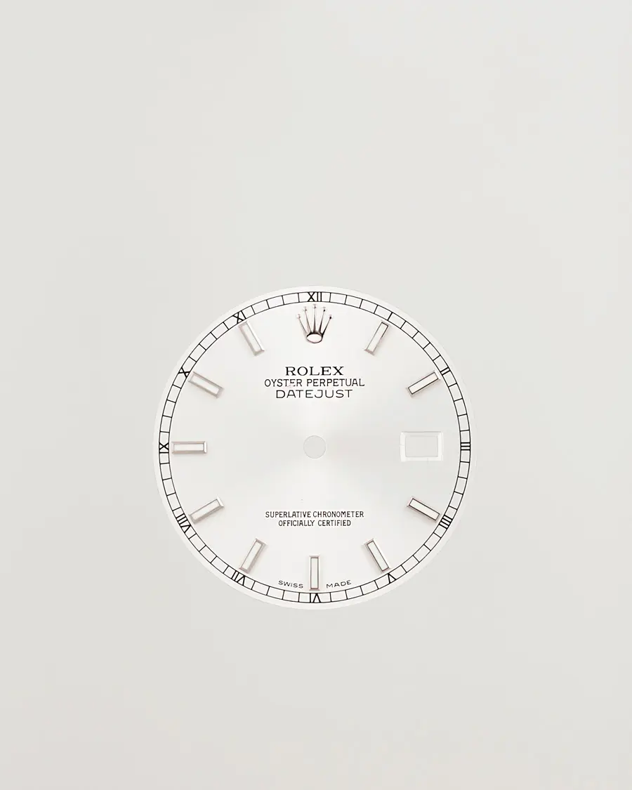Rolex Pre-Owned Datejust dial, date wheel, hands, 6 ref 36mm