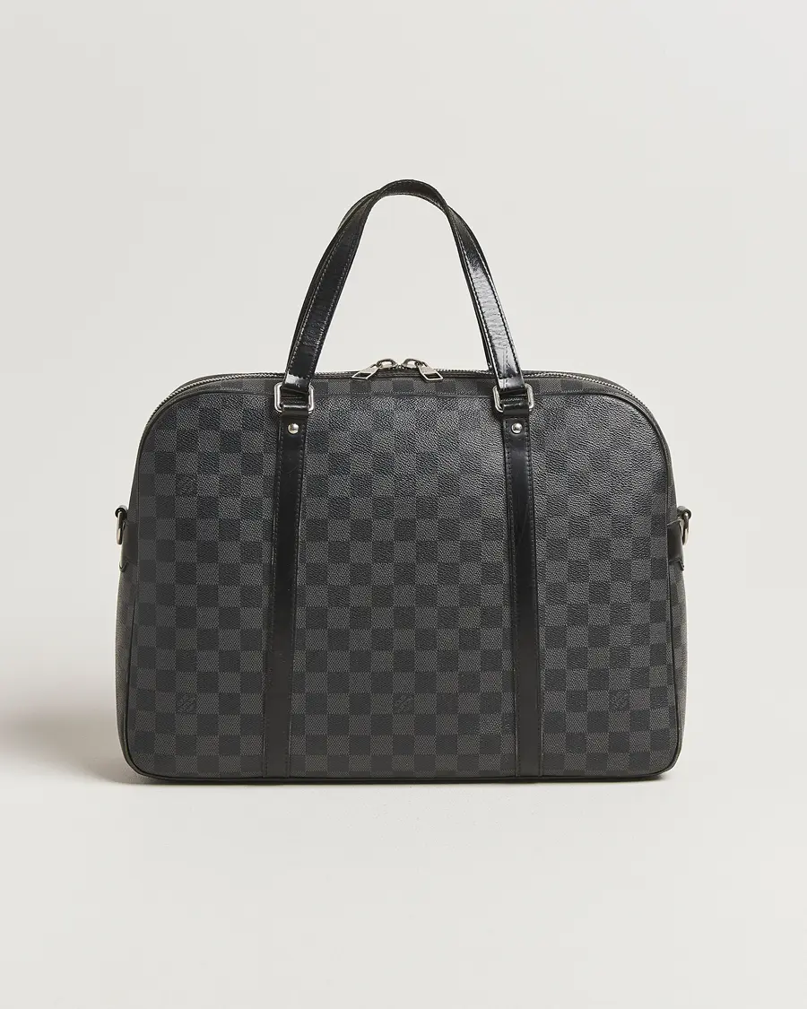 Louis Vuitton Pre-Owned Jorn Porte Documents Damier Graphite