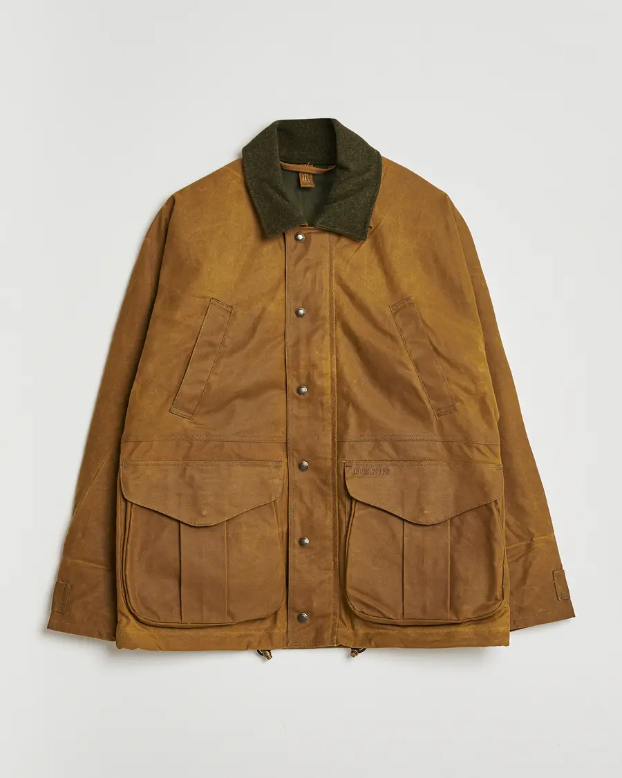 Filson Tin Cloth Lined Field Jacket Dark Tan